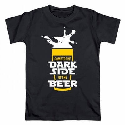 Футболка для любителей темного пива