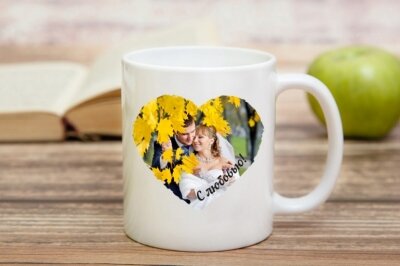 Чашка с фотографией для влюбленных