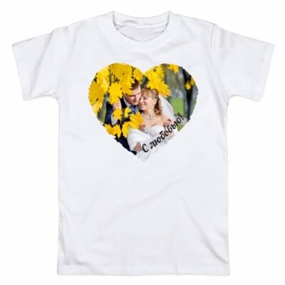 Футболка с фотопечатью женская