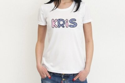 Именная футболка с цветным принтом