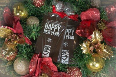 Шоколадная открытка 80*140 (в пакетике)