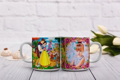 Чашка с фото для девочки