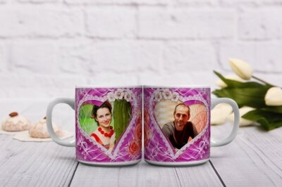 Чашки с фото для пары