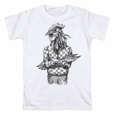 Футболка мужская с оригинальным рисунком