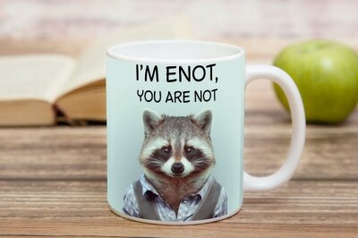 Чашка Енот