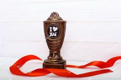 Шоколадный кубок с логотипом компании